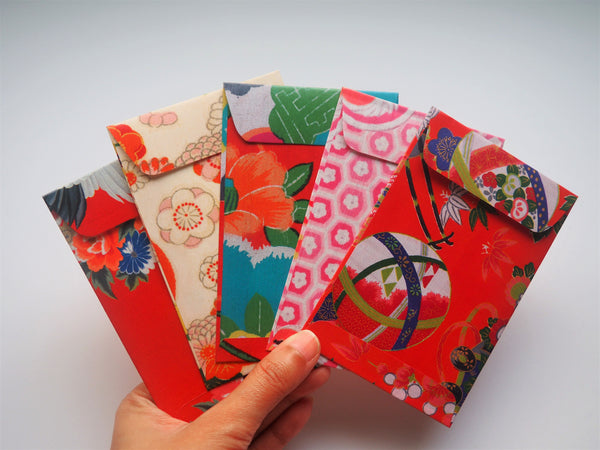 Glossy red and gold Chinese money envelopes for Lunar New Year and Chr –  Hanakrafts